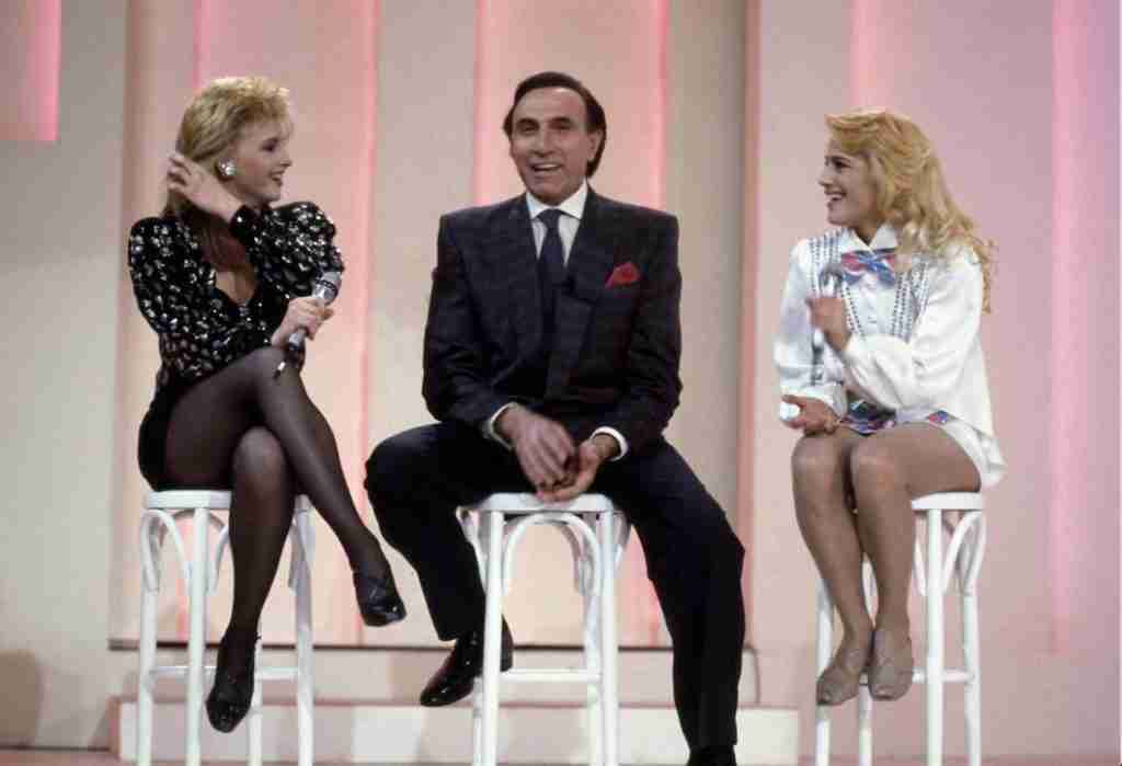 Parisi. Cuccarini e Pippo Baudo