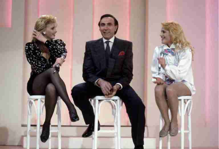 Parisi. Cuccarini e Pippo Baudo
