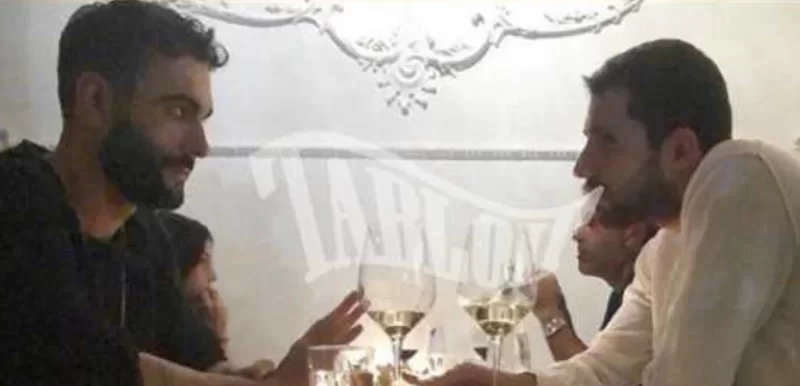 Marco Mengoni paparazzato