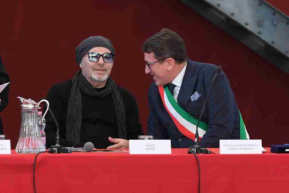 Vasco e il sindaco di Modena