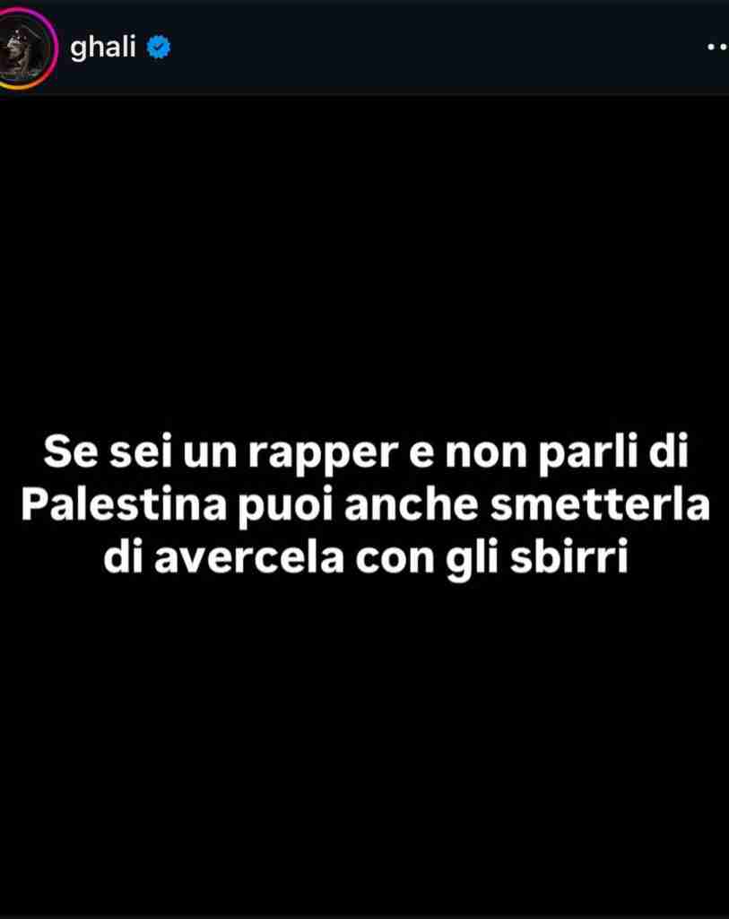 Ghali pro palestina
